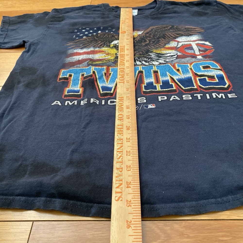 MLB Minessota Twins Shirt Tie Dye 47 Vintage Tubular Large - Picture 3 of 5